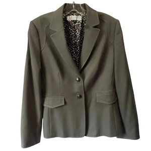 Tahari women blazer jacket size 6 color sage